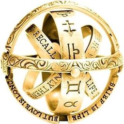 Astronomical Ball Ring Foldable Cosmic Finger Ring Jewelry Unisex 57mm-image-23