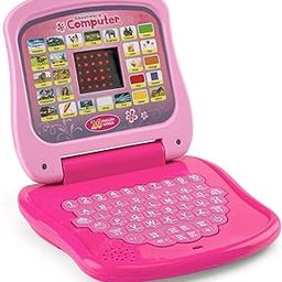 Play Nation Premium Educational Electronic Laptop with LED Screen for Kids|Computer Toy with Sound & Music|Alphabet & Numbers Learning Activity Toy for 3+Yrs Old| BIS Certified|Best Birthday Gift|Pink-image-46