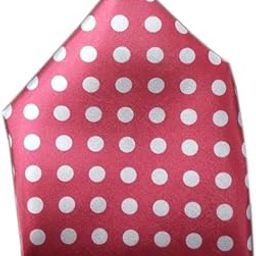 Maroon Polka Dot Pocket Square for Men-image-42