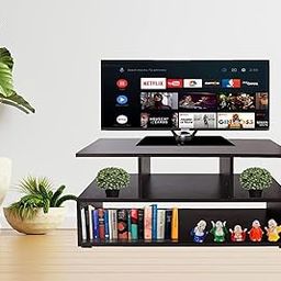 Engineered Wood TV Entertainment Unit Display Cabinet Rack with Decor Shelf (30 L x 75 W x 45 H cm)(Wenge Finish)-12
