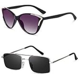 Unisex Combo offer pack of 4 shades glasses pathan Sunglasses Rectangle Retro Vintage Narrow Women::Men Small Narrow Square Sun Glasses Combo offer pack of 4 MKN-205-18