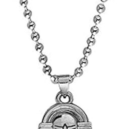 Lord Shiv Mahadev Shiv Ling Locket Silver Stainless Steel Religious Spiritual Jewellery Pendant Necklace Chain for Men and Women-picture-4