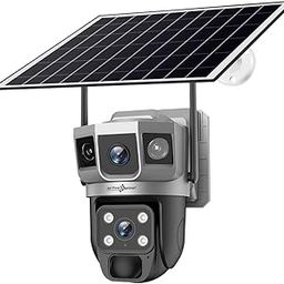 Active Pixel 4G Dual Camera 4mp+4mp Lens Solar Powered | 4G SIM | IP66 Waterproof | 2-Way Audio | (G5) Outdoor Surveillance for Agriculture,Construction Site,Farm,Garden etc (Solar Dual Lens)-21