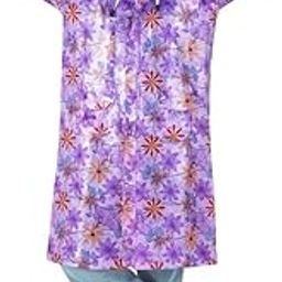 Women’s Long Waterproof Raincoat – Floral Printed Full-Length Rainwear with Adjustable Hood | Stylish & Lightweight Monsoon Coat-image-73