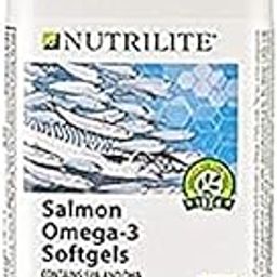 NUTRILITE Salmon Omega-3 60 N Softgels and multicolor hair/head band - COMBO-3