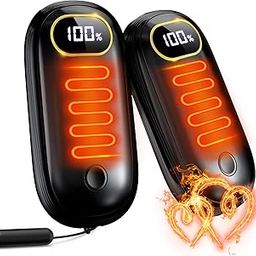 Hand Warmers Rechargeable 2 Pack Dual-SidedElectric Hand Warmer Rechargeable Reusable Pocket Warmer for Golf Raynauds Camping Women Man-image-38