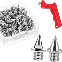 CALANDIS™ 60 Pieces Track Shoe Spikes Track and Field Running Spikes for Sports Adults Silver | Track & Field | Outdoor Sports-image-92