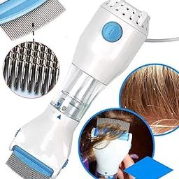 GRANTHRAJ 240V Electrical Head Lice Comb Lice Solution Chemical Free Kills Head Lice Capture Lice Removal Treatment Comb-image-17