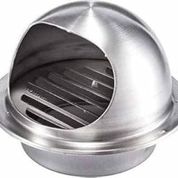 KIRMANI All In One Steel Cowl Cover, Size- 4 inches for Chimney and 100 mm Exhaust Fan (Silver)-image-3