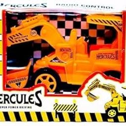 All Rounder Hercules JCB Remote Control Wireless Construction Excavator Toy for Kids Buldozer - Yellow-image-5