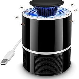 PYXBE International Eco Friendly Electronic LED Mosquito Killer Machine Trap Lamp, Theory Screen Protector Mosquito Killer lamp for House,USB Power Electronic ghnml (Black)-image-48
