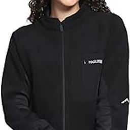 from house of Monte Carlo Womens Solid Black Mock Neck Full Sleeve Sweatshirt_2240102724-image-61