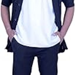 Mohit Men Black+White Colour Casual Wear-image-111