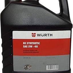 Wuerth 5W-40 Api Sm Synthetic Engine Oil for Car (3.5 L)-image-1