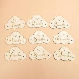 UJEAVETTE® 8 Pieces Baby Milestone Cards Boy Girl Birth Announcement Sign Newborn Gifts-image-19