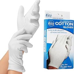 Cara Dermatological Cotton Gloves Men, Large 1 pair by Cara-image-0