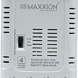 MAXXION 4 Channel CCTV SMPS Power Supply - 12V DC 4ch Output,Power Supply for Security Cameras, with Overload and Short-Circuit Protection (CCTV SMPS 4 Channel)-27