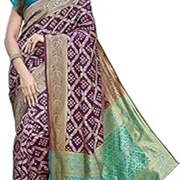 yashika Women's Banarasi Kanjivaram Art Silk Saree|Sarees for Women Ethnic Wear-picture-37