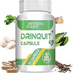 NutrinoPlus Drinquit Anti Addiction Holistic approach to Quitting Alcohol and Reduce Alcohol Cravings (60 Capsules)-93