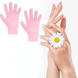 Moisturizing Silicone Gloves Reusable, Gel Spa Hydrating Gloves, Aloe Lotion Gloves for Repairing Dry Cracked, Aging Hands, Women's Pedicure Hand Moisturizer Gloves Overnight (1Pair)(102 D)-image-87