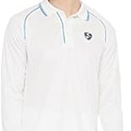 SG Cricket Shirt SG Legend (F/S)(M) Polyester Cricket Shirt, M (White)-image-20
