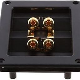 ATORSE 2xDIY 4-Way Speaker Square Box Terminal Binding Post-picture-24