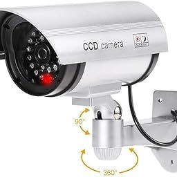 Dummy Security Camera, Fake Bullet CCTV Surveillance System with Realistic Look Recording LEDs Indoor/Outdoor Use, Ideal for Home & Business (1)-picture-2