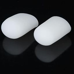 LOOM TREE® Pair Of Silicone Gel Reusable Washable Toe Caps Pain Reliever Fit For Adult Big Toe White-image-64