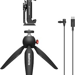 Sennheiser Professional Audio XS lav USB-C Mobile Kit Omnidirectional lavalier microphone (Black). Ideal For For USB-C Mobiles/Computers. For Content creators | Youtube | Vlogging | Home Videos-image-2