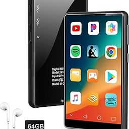 96GB MP3 Player with Bluetooth and WiFi, 4" Touch Screen, Parental Control, GMS, Android MP4 Music Player Compatible with Spotify, Audible, Music, FM, E-Book, Educational, Games-27
