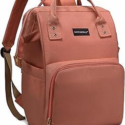 Motherly Solid Color Diaper Bag for Mothers for Travel, Maternity Bag for Newborn Baby, Mothers Travelling Bag, Multiple Pocket Water Resistant Baby Bag, Hospital Bag for moms (Pink)-image-13