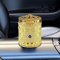 THE STYLE SUTRA Electric Incense Burner Gift Decor Accessories for Tea Table Living Room Golden-image-43