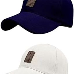 Brand Soft Flexi Adjustable Unisex Cap for Men and Women Freesize Baseball Caps (Pack of 2)-image-34