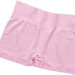 Women's Seamless High-Waist Boyshort Underwear, Pink,Gym Push Up Seamless Sports Yoga/Workout/Womens Regular Casual wear Relax fit Shorts-image-17