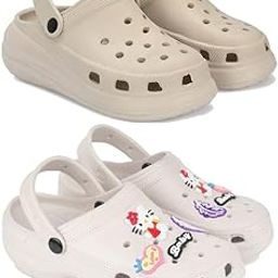 Premium Comfortable Regular Wear Clogs for Women's & Girls-Combo-OO1-O10-5 Cream-COMBO(2)-OO1-O10-5 -P2-image-78