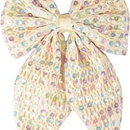 Radhu&Kabby Hair Bow Clips | Best Gift for Women/Girls | Bow Tie Clips | Ribbon Style Hair Pins | Stylish Hair Accessories | Vibrant Colours (Same as Pic)-image-86