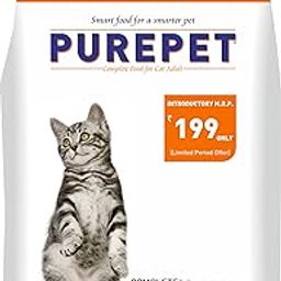 Purepet Adult Dry Cat Food Mackerel Flavour, 1 kg Pack-image-46
