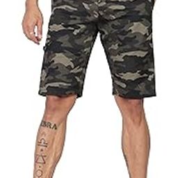 Mens Cotton Camo Military Chino Short with Cargo Pocket-picture-55