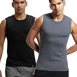 jockey Men's Solid Regular Fit Vest-picture-35