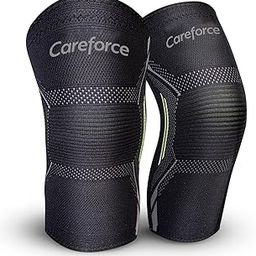 Careforce - The Force Behind Your Health Rubber Knee Support For Men & Women For Gym Workout Knee Caps For Women For Pain Relief Knee Cap For Men In Running, Cycling - Blkgrey - L-picture-11