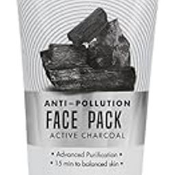 NATURES ESSENCE Active Charcoal Anti Pollution Face Pack , White, 50 G-image-24