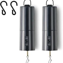 FENELY Wind Spinner Disco Ball Motor, Rotating Mobile Whirligigs Kinetic Outdoor with Battery, Mirror Ceiling Hanging for Yard Chime Wind Socks(2PCS)-image-77