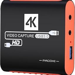 Capture Card for Nintendo Switch with 4K Pass-Through, USB3.0 1080P 60FPS HDMI Video Cam Link Game Capture for Streaming, Work with Xbox PS4 PS5 PC DSLR for OBS Twitch Live Broadcasting and Recording-14