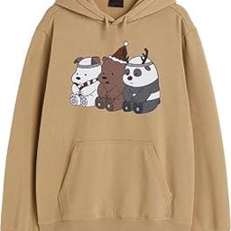 Panda Cute Hoodie Sweatshirt Anime Girl Women Causal Stylish Latest Black Lavender Beige Peach White Maroon-image-67