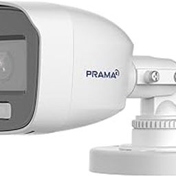 PRAMA 2 Mp Outdoor Wired Colored Night Vision CCTV Camera for 2Mp Dvr,[ Pt-Htd11F0E-Pf ] + Bnc/Dc, White - 1080P-image-52
