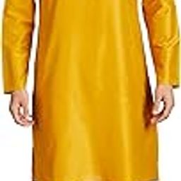 Men's Cotton Blend Solid Kurta & Pyjama Set-image-79
