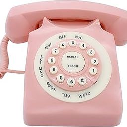 Retro Corded Landline Phone, TelPal Classic Vintage Old Fashion Telephone for Home & Office, Wired Home Phone Gift for Seniors-image-77