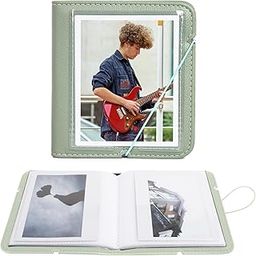 Rieibi Photo Album for Fujifilm Instax Wide210/Wide300/Wide400 Camera, Album for Polaroid, 3.4x4.3 Inch Wide Film 28 Pockets PU Leather Photo Frame for Instax Wide 400 Album, for Polaroid Album-picture-18