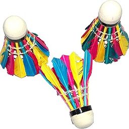 Nprc Feather Badminton Shuttlecock, Pack of 3 (Colorfull)-image-91