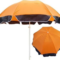 RAINPOPSON Garden Umbrella Outdoor Big Size 7ft Canopy Patio Umbrella Without Stand P_24-31